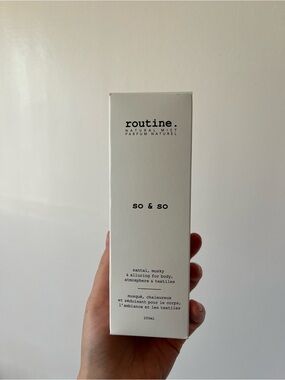 Routine “so & so” Natural Mist Perfume - Scented Body & Linen Spray